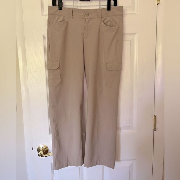 Eddie Bauer Women’s Tan Khaki Hiking Pants Women Size 8 - Picture 1 of 9